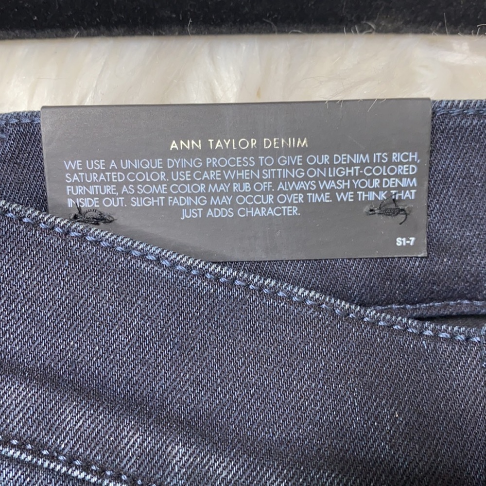 Ann Taylor Dark Denim Modern Skinny Jean - Picture 12 of 15